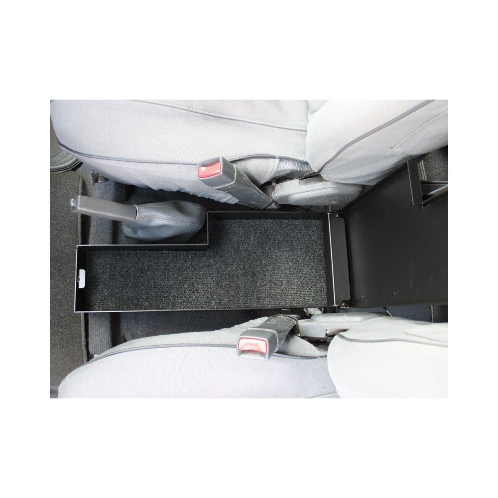 Coffre-fort sous la console d’une Toyota Land Cruiser 76 - de Front Runner
