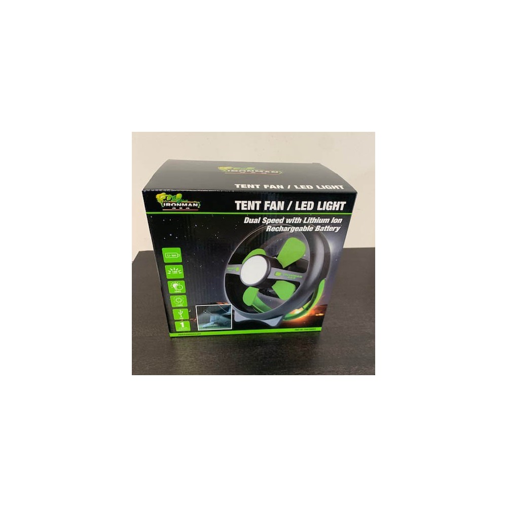 Tentfan- lumière et ventilateur | Ironman 4x4