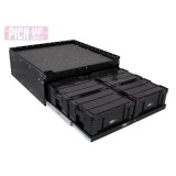 Tiroir pour 6 boîtes Cub avec plateau coulissant au-dessus du tiroir - de Front Runner