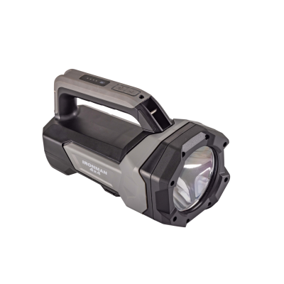 Lampe DOUBLE SPOT  A LEDS IRONMAN  DOUBLE RECHARGE AVEC POIGNEE  | Ironman 4x4