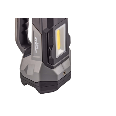 Lampe DOUBLE SPOT  A LEDS IRONMAN  DOUBLE RECHARGE AVEC POIGNEE  | Ironman 4x4