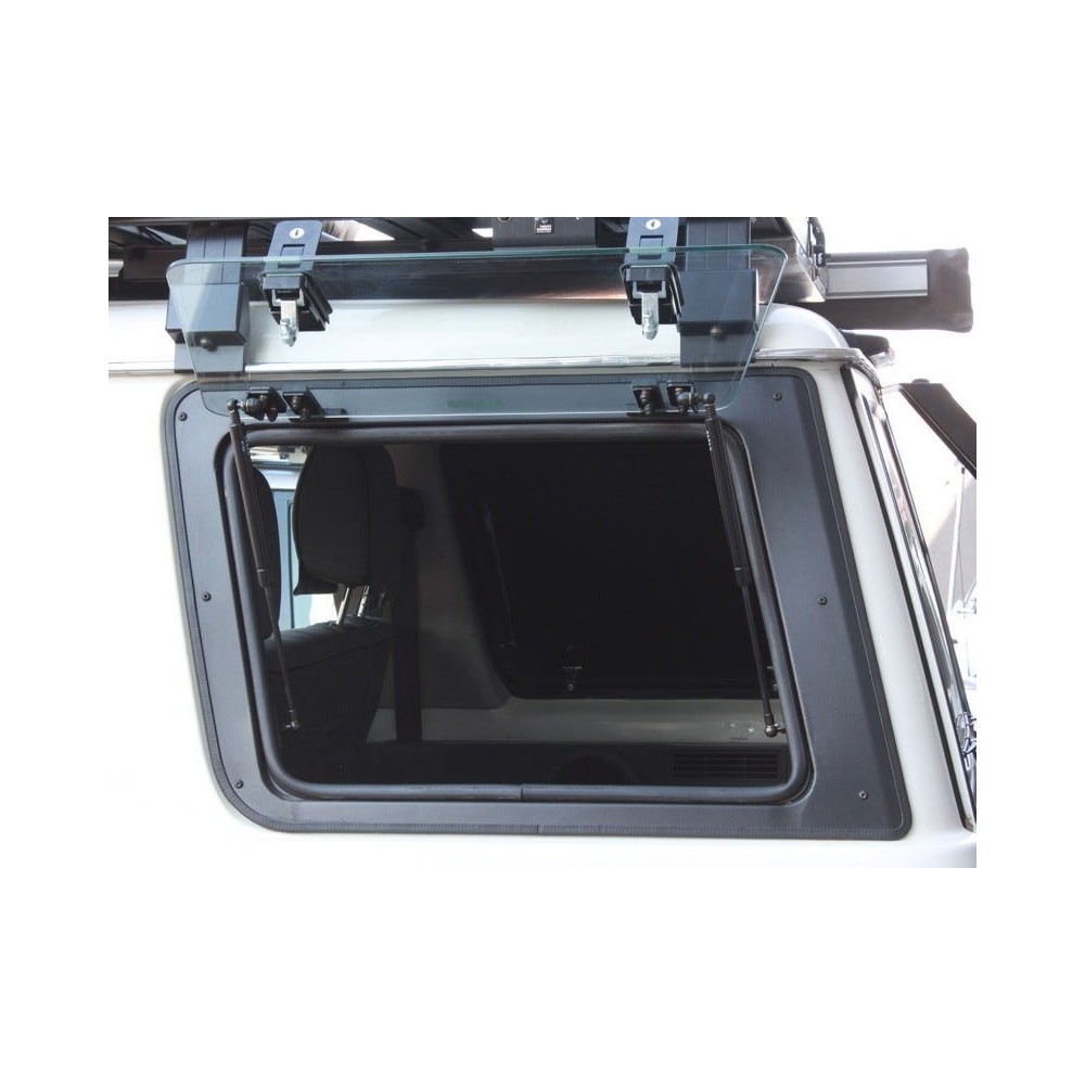 Hayon latéral en verre pour une Toyota Land Cruiser 76 / Fenêtre en verre au côté gauche - de Front Runner