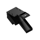 Coffre-fort sous la console d’une Toyota Land Cruiser 76 - de Front Runner