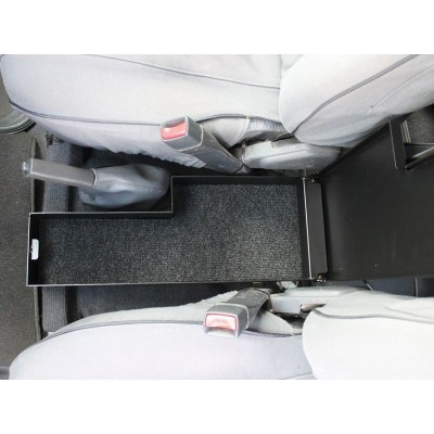 Coffre-fort sous la console d’une Toyota Land Cruiser 76 - de Front Runner