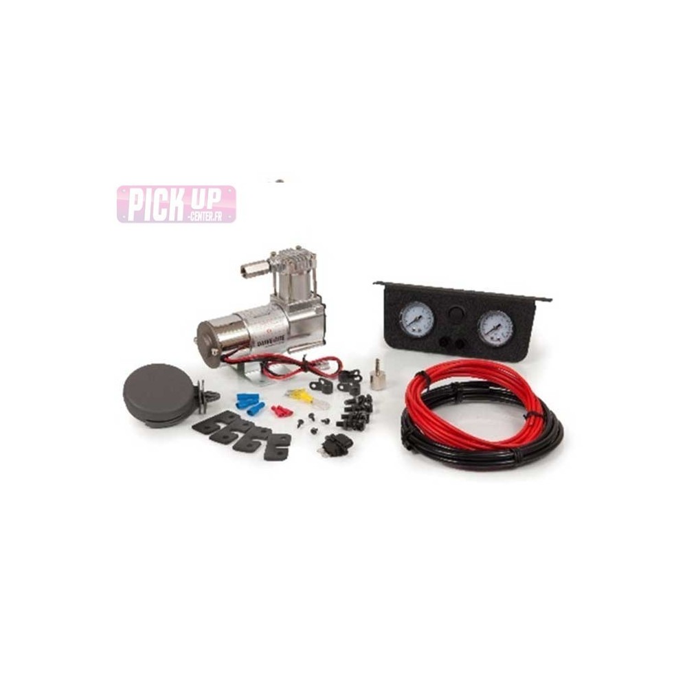 Kit compresseur embarqué - Gonflage séparé pour renforts de suspension pneumatique