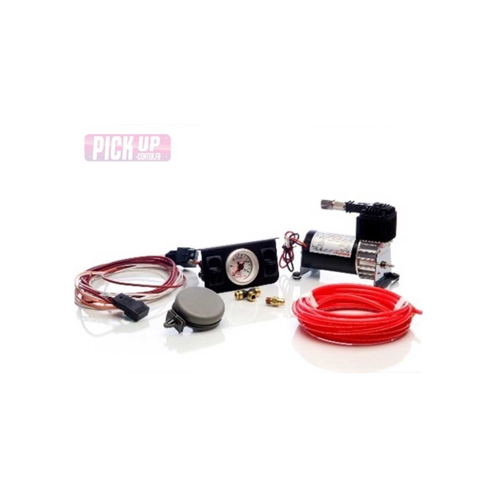 Kit compresseur embarqué - Gonflage simultané pour renforts de suspension pneumatique