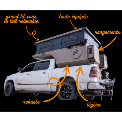 Camper x - cellule voyage pickup  sifa 4x4 ! POIDS 350 KG