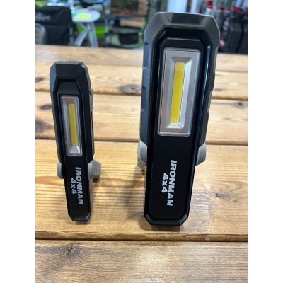 lampe leds rechargable (double ) 400 + 150 lumens chacune son utilité - marque ironman