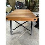 Table de camping alu /bois reglable ironman