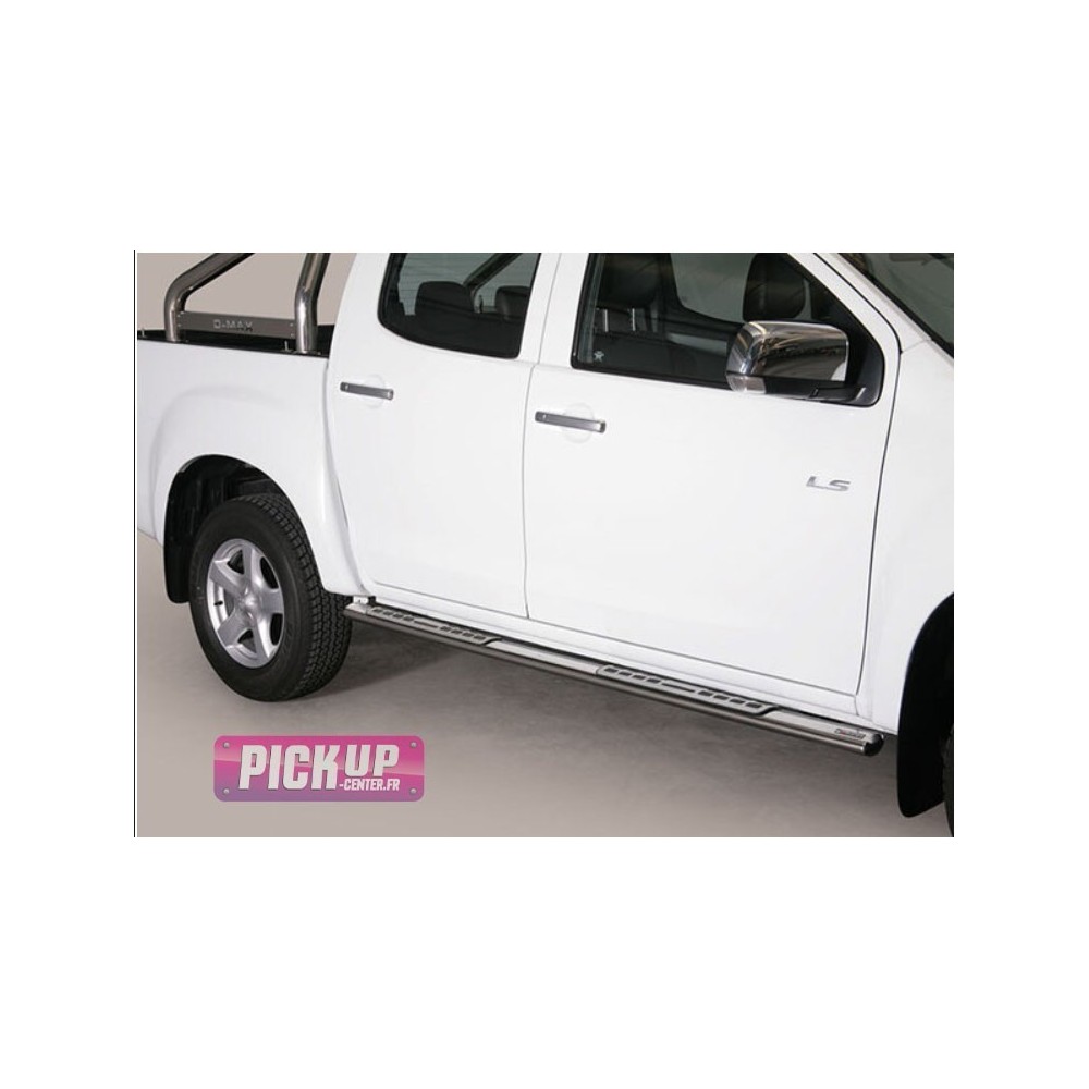 Tubes marche pied alu Isuzu D-max double cab 2012+