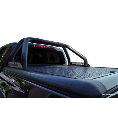 Tonneau cover alu V2 Isuzu Dmax 2020+ thermolaque noir Space cab