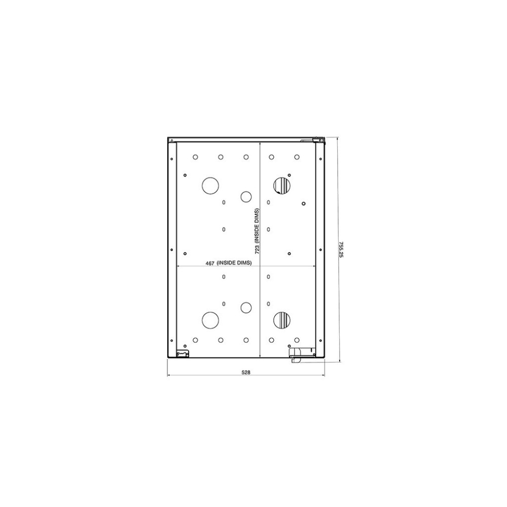 Glissière Cargo/Glissière Réfrigérateur / Moyenne 55L