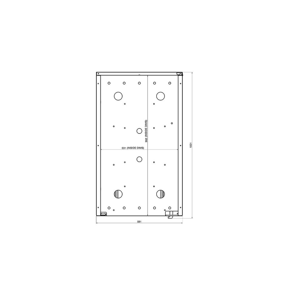 Glissière Cargo / Glissière Réfrigérateur / X-Large 95L à 100L
