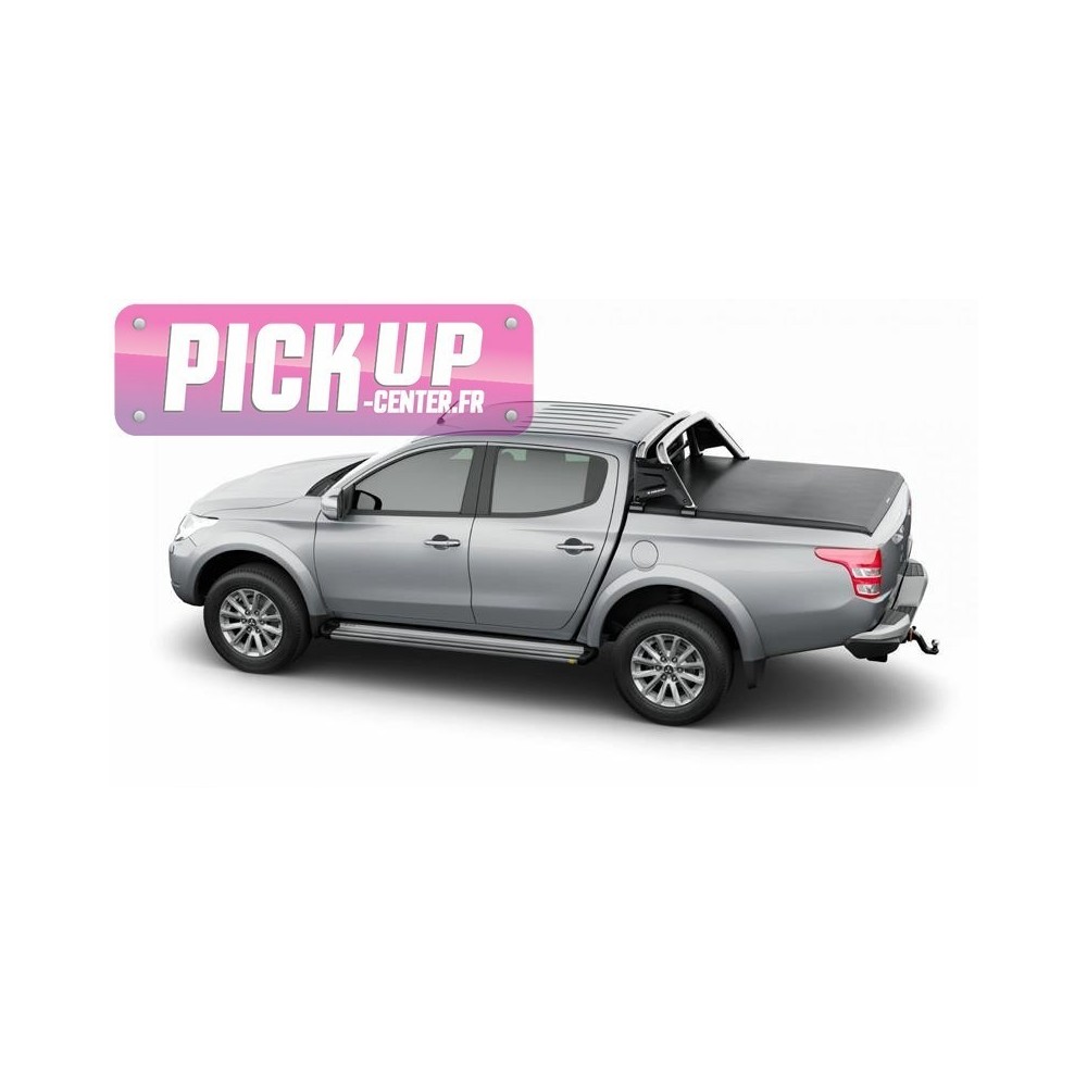 BACHE SOUPLE NOIRE MITSUBISHI L200 2016+ / FIAT FULLBACK 2016+ CLUB CAB