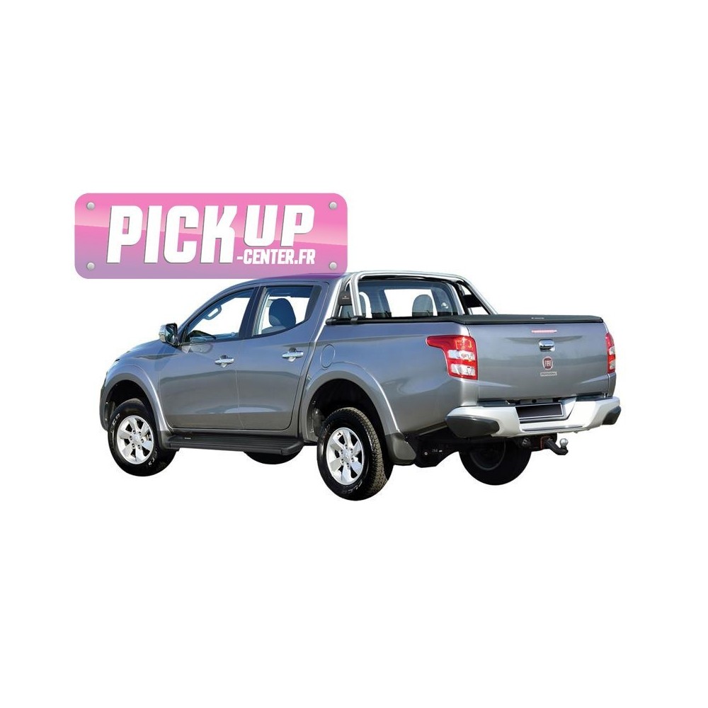 BACHE PLATE NOIRE TOYOTA HILUX 2016+ EXTRA CABINE