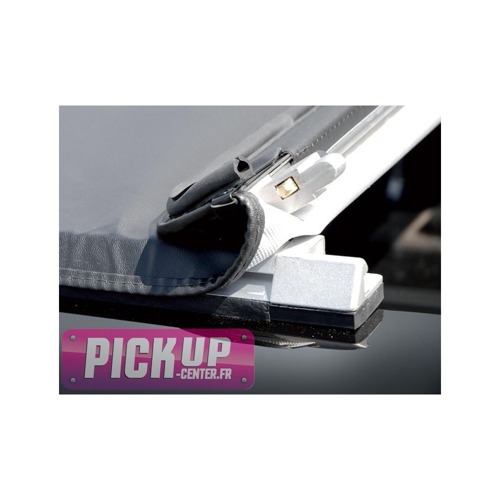 BACHE PLATE NOIRE ISUZU D-MAX 2012+ CREW CABINE