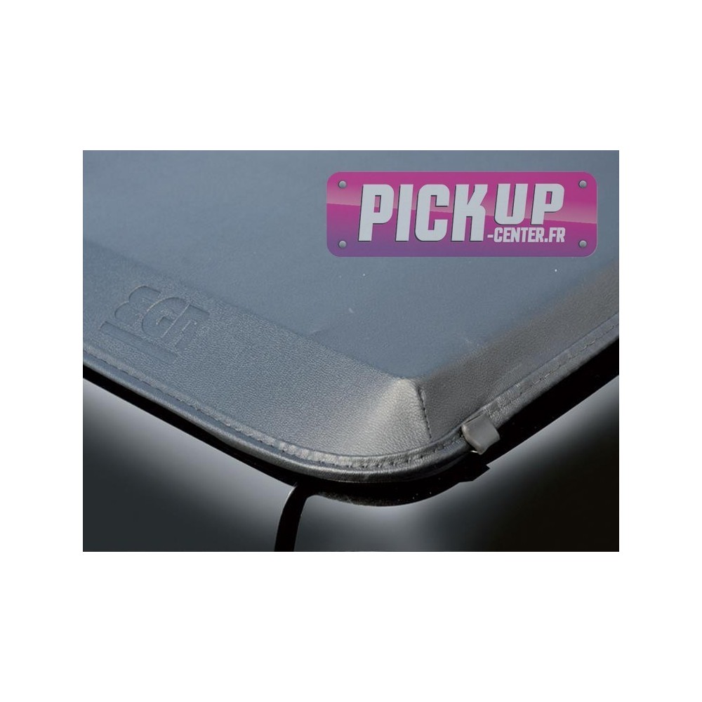 BACHE PLATE NOIRE ISUZU D-MAX 2012+ CREW CABINE