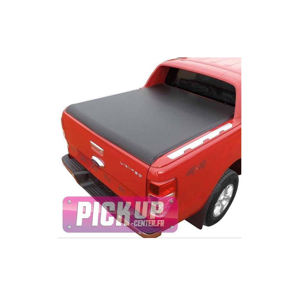 BACHE PLATE NOIRE FORD RANGER DOUBLE CAB 2012+ WILDTRACK