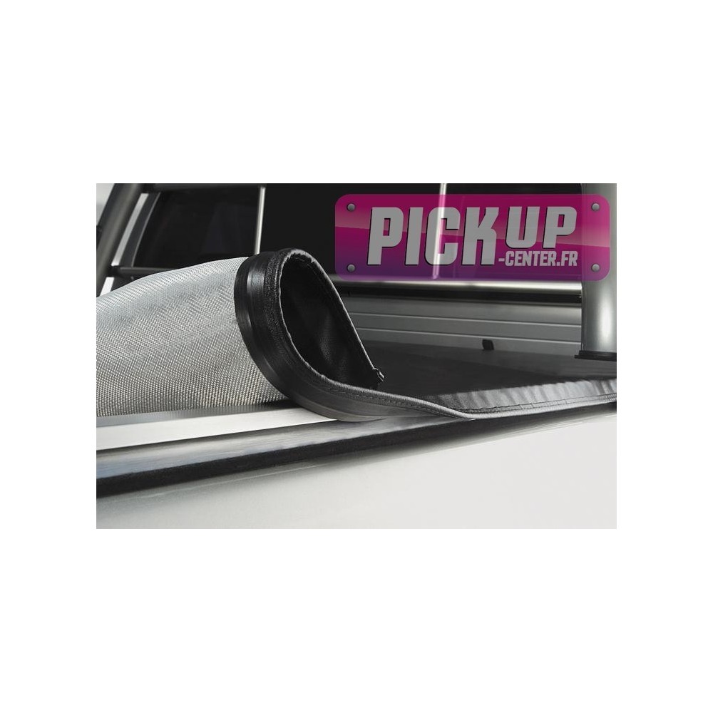 BACHE PLATE NOIRE FORD RANGER SUPER CAB 2012+ AVEC SPORT BAR