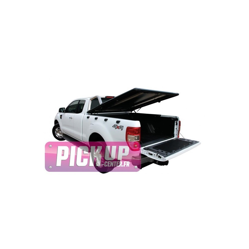 Tonneau Cover Aluminium Ford Ranger Double Cab 2012+ Compatible Roll Bar D'origine