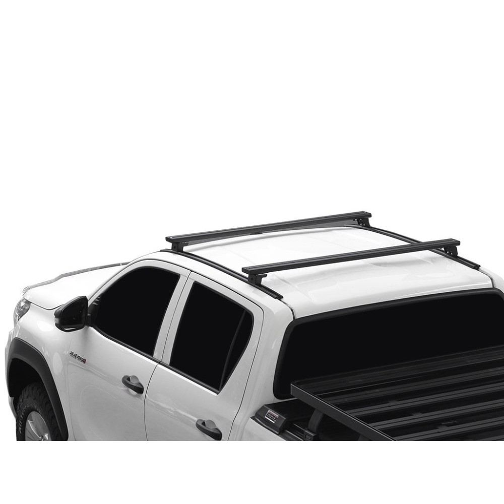 Kit de barres de toit pour une Toyota Hilux Revo DC (2016 - jusqu'à présent) / Rails AND Pieds