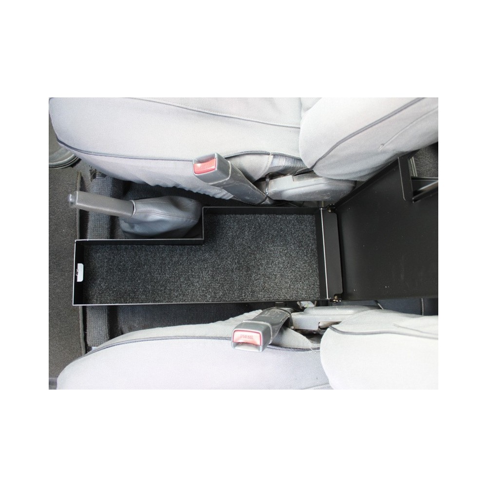 Coffre-fort sous la console d’une Toyota Land Cruiser 76 - de Front Runner