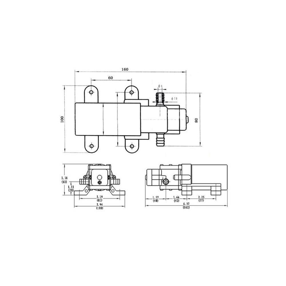 Pompe à eau compacte Surgeflow / 3,8L par min. - de Front Runner
