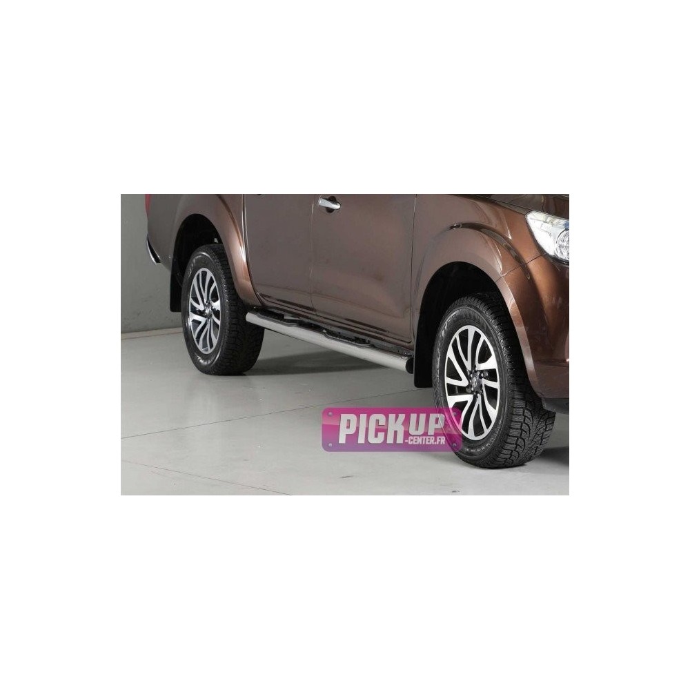 Tube marchepied inox ø76 Nissan Navara NP300 2016+ King Cab