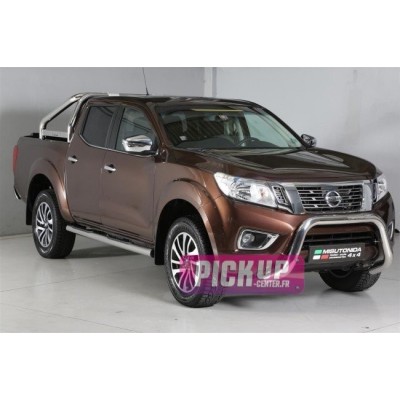 Tube marchepied inox ø76 Nissan Navara NP300 2016+ King Cab