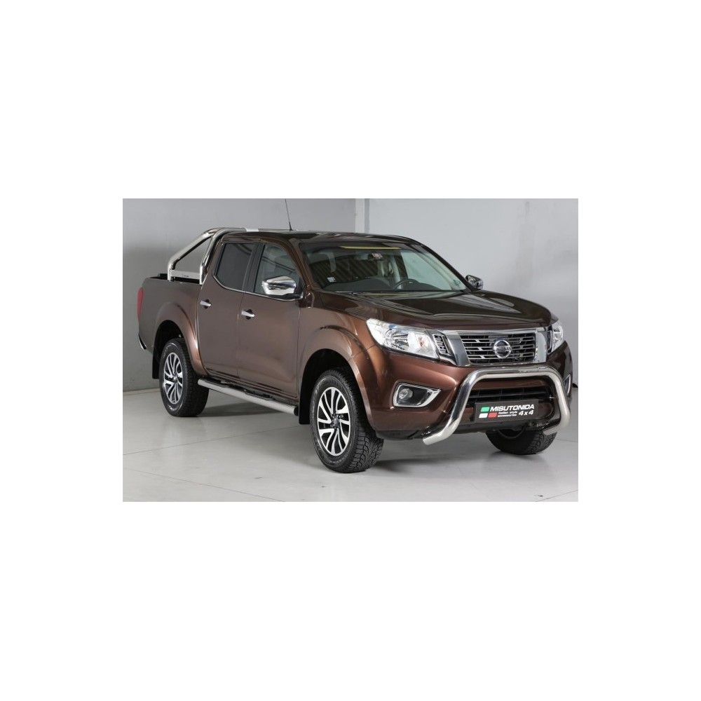 Tubes Marche Pieds Inox Ø 76 Nissan Navara Np300 2016+ Double Cab - MISUTONIDA