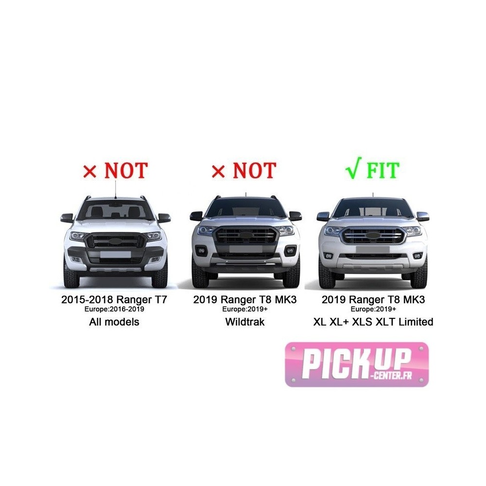 Calandre grand modèle à LED