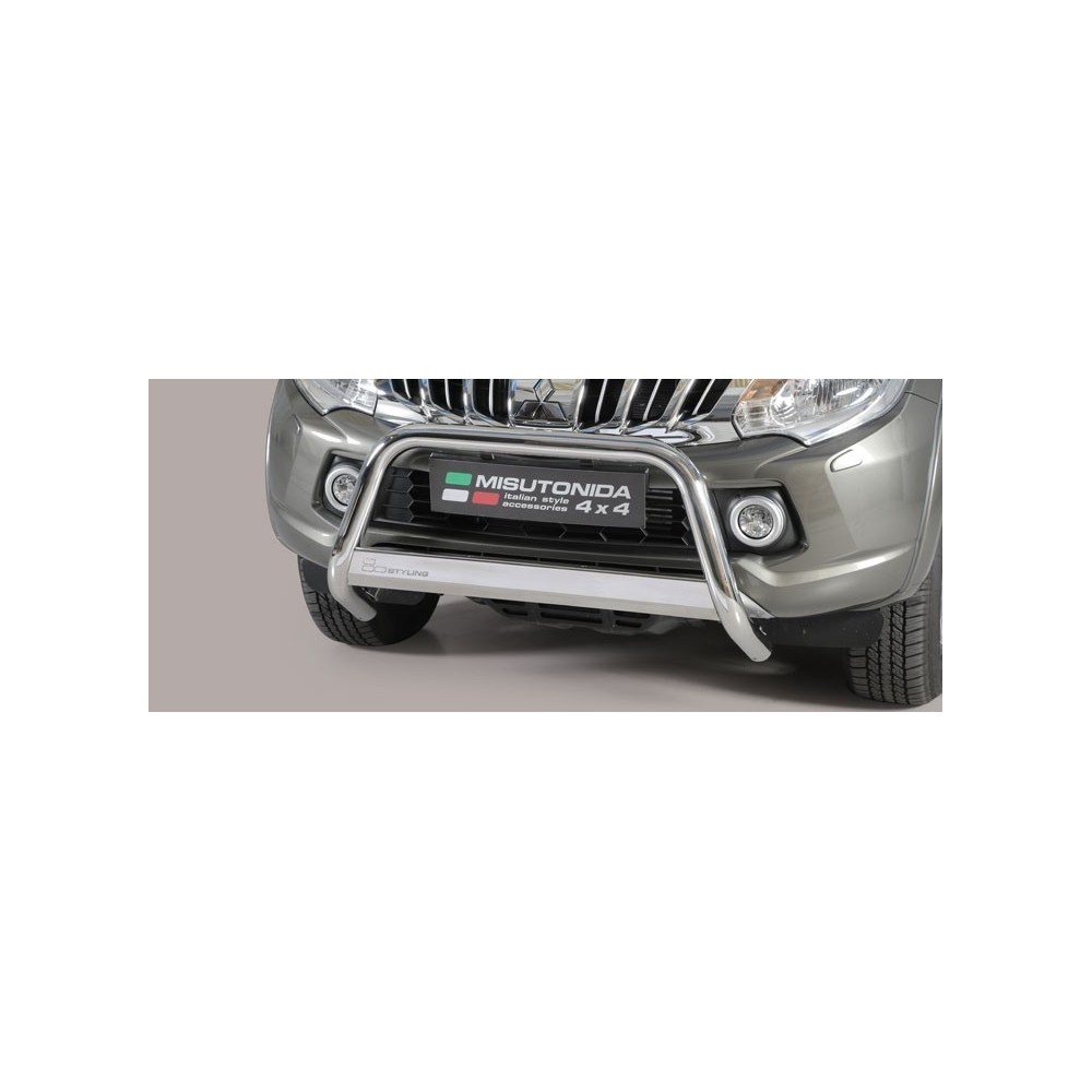 Push Bar INOX Ø 76 MITSUBISHI L200 2015+ CE