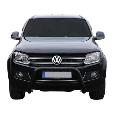 Push Bar INOX Ø76 VOLKSWAGEN AMAROK 2010+ NOIR