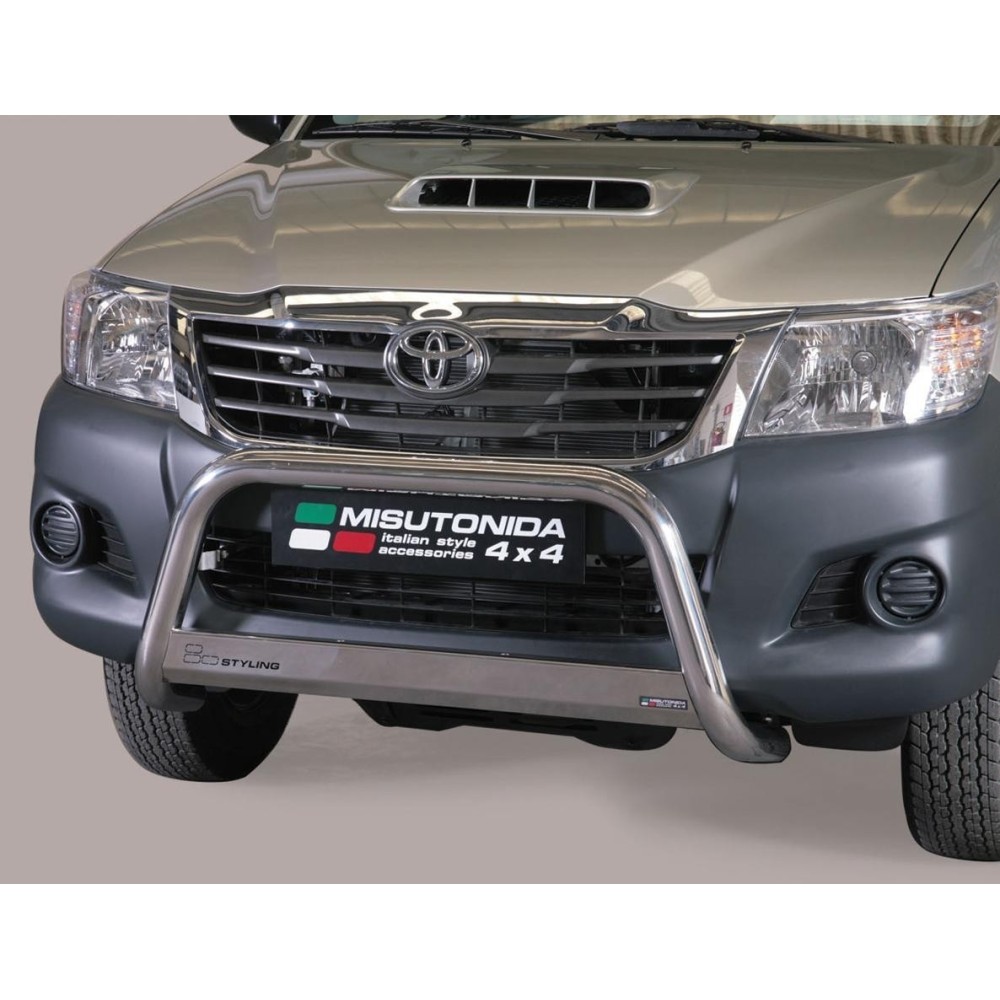 Push bar INOX Ø63 TOYOTA VIGO/HILUX 2011+ CE