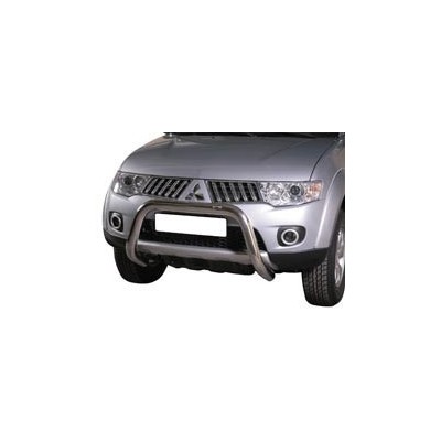 Push bar INOX Ø76 MITSUBISHI L200 2010+ CE (SUPER BAR)