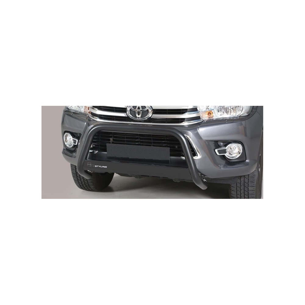 Push bar INOX thermolaqué Noir Ø 63 TOYOTA HILUX REVO 2016+ CE