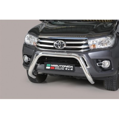 Push bar Inox Ø 76 Toyota Hilux Revo 2016 + 2019+