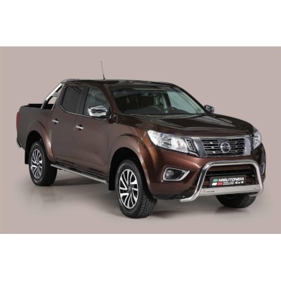 Push bar INOX Ø 63 NISSAN NAVARA NP300 2016+ CE NISSAN NAVARA NP300