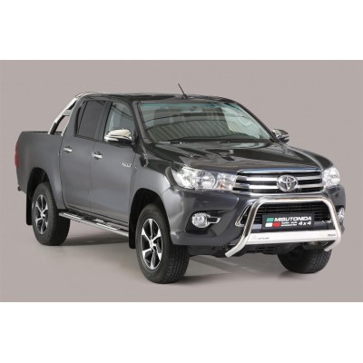 Push bar INOX Ø 63 TOYOTA HILUX 2016+ CE TOYOTA HILUX