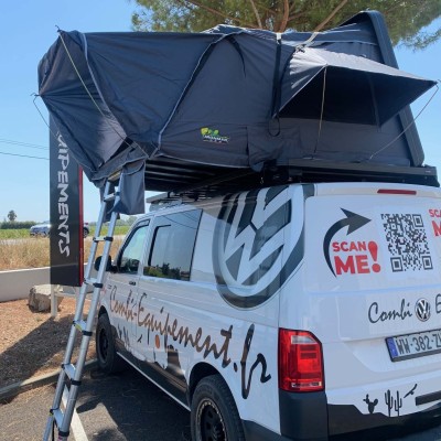 Tente de toit Ironman 4x4 Nomad chez sifa 4x4 importateur - vente directe particuliers et professionnels - voyager en tout quiét