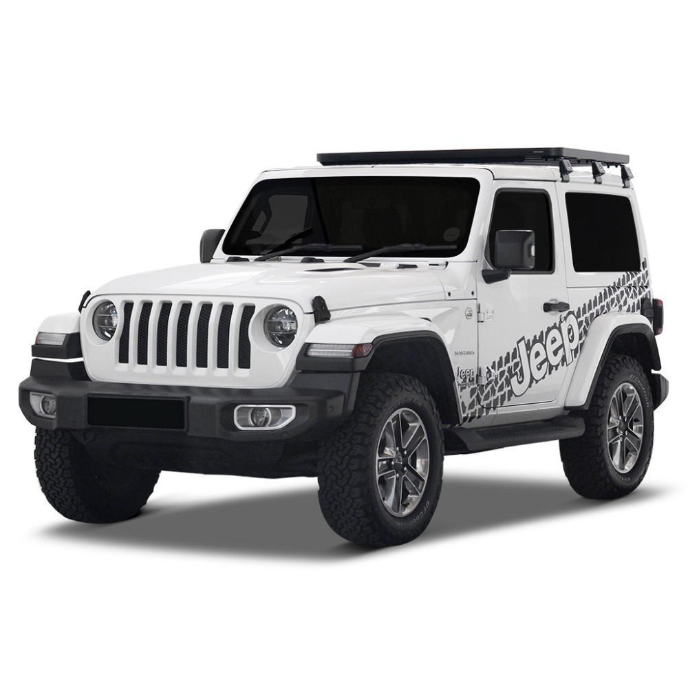 Kit de 1/2 galerie Slimline II pour Jeep Wrangler JL 2 portes (2018-jusqu'à présent) - de Front Runner