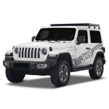 Kit de 1/2 galerie Slimline II pour Jeep Wrangler JL 2 portes (2018-jusqu'à présent) - de Front Runner