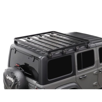 Kit de 1/2 galerie Slimline II pour une Jeep Wrangler JL 4 portes (2018-jusqu'à présent) - de Front Runner