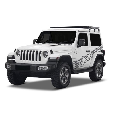 Kit de 1/2 galerie Slimline II pour une Jeep Wrangler JL 2 Portes (2018 - jusqu'à présent) - de Front Runner