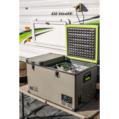 Frigo 65 L ironman 4x4 double zone  frigo camping capacité 89 canettes!