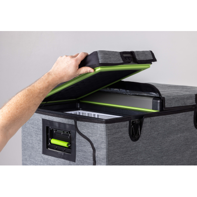 Frigo 65 L ironman 4x4 double zone  frigo camping capacité 89 canettes!