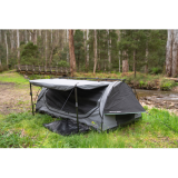 LIT DE CAMPING SWAG vert 2 places équipé de moustiquaire et matelas de 7 cm  marque Ironman 4x4 chez sifa 4x4 importateur