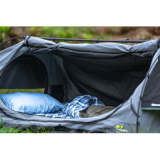 LIT DE CAMPING SWAG vert 2 places équipé de moustiquaire et matelas de 7 cm  marque Ironman 4x4 chez sifa 4x4 importateur