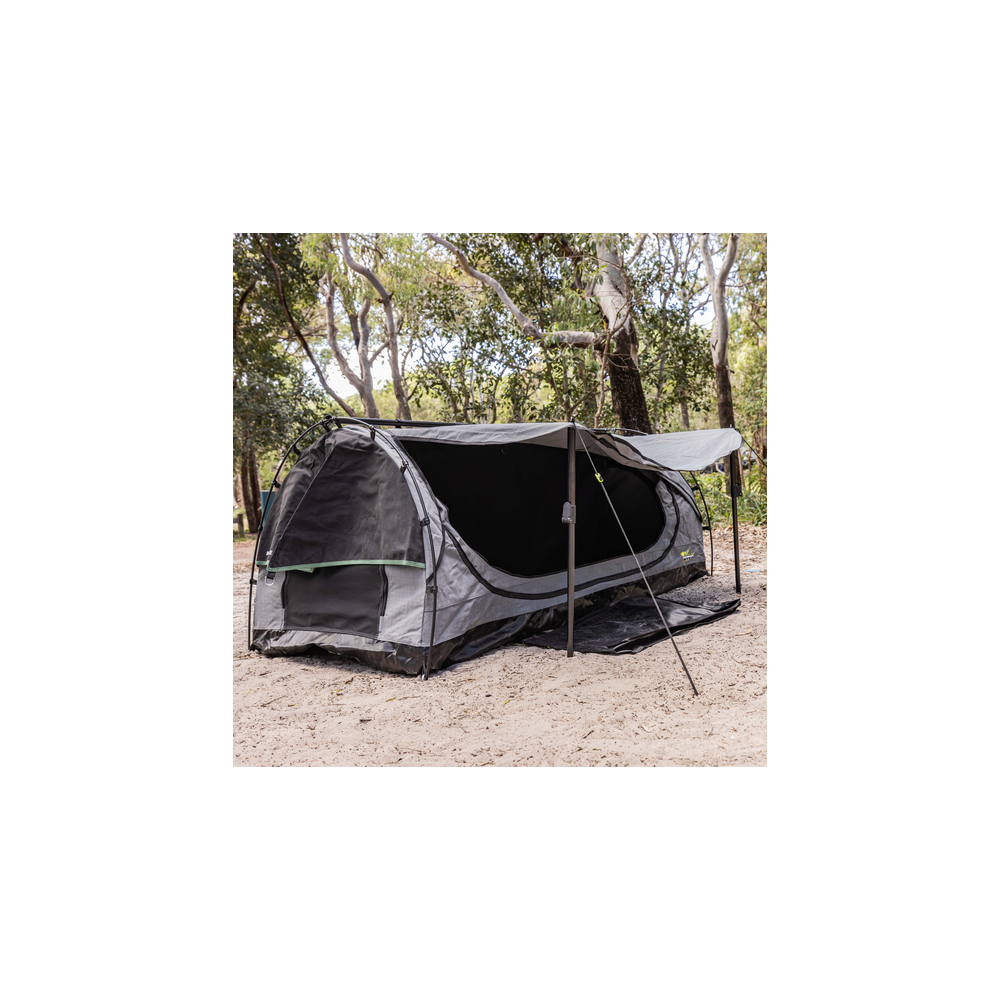 LIT CAMPING SWAG  ironman 4x4  1PLACE  200 x 90 cm  avec matelas inclu de 7 cm