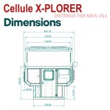 Camper x - cellule voyage pickup  sifa 4x4 ! POIDS 350 KG